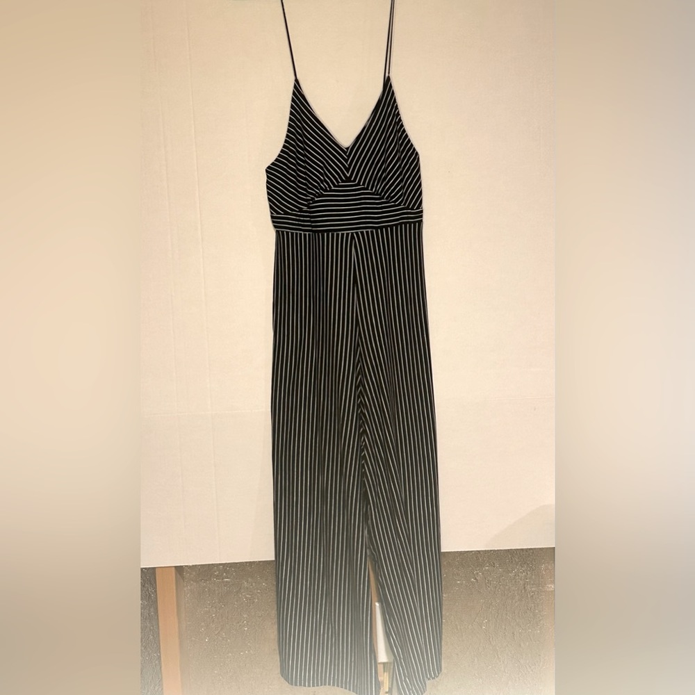 Polly & Esther long striped romper